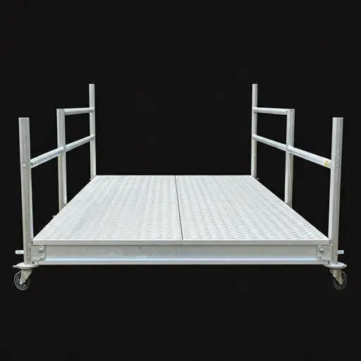 U Jack for beam support and height adjustment.